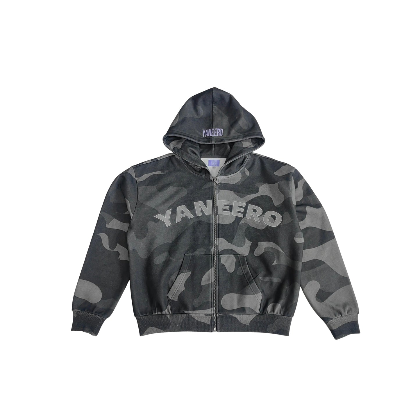 Camo Spellout Zip