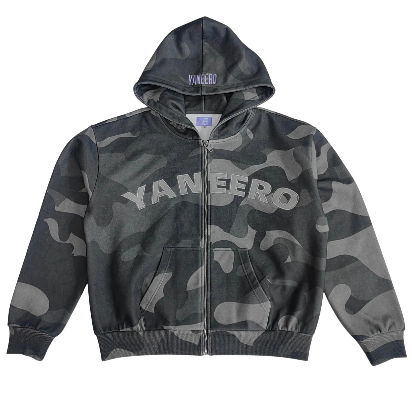 Camo Spellout Zip