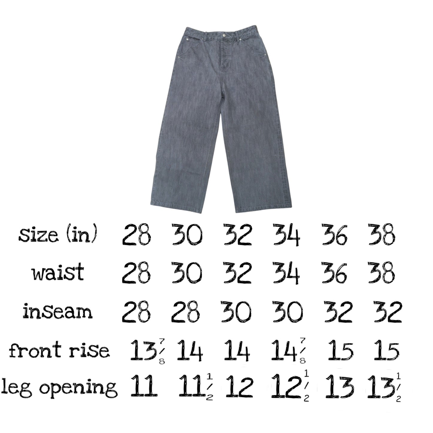 “Graphite” Selvedge Denim