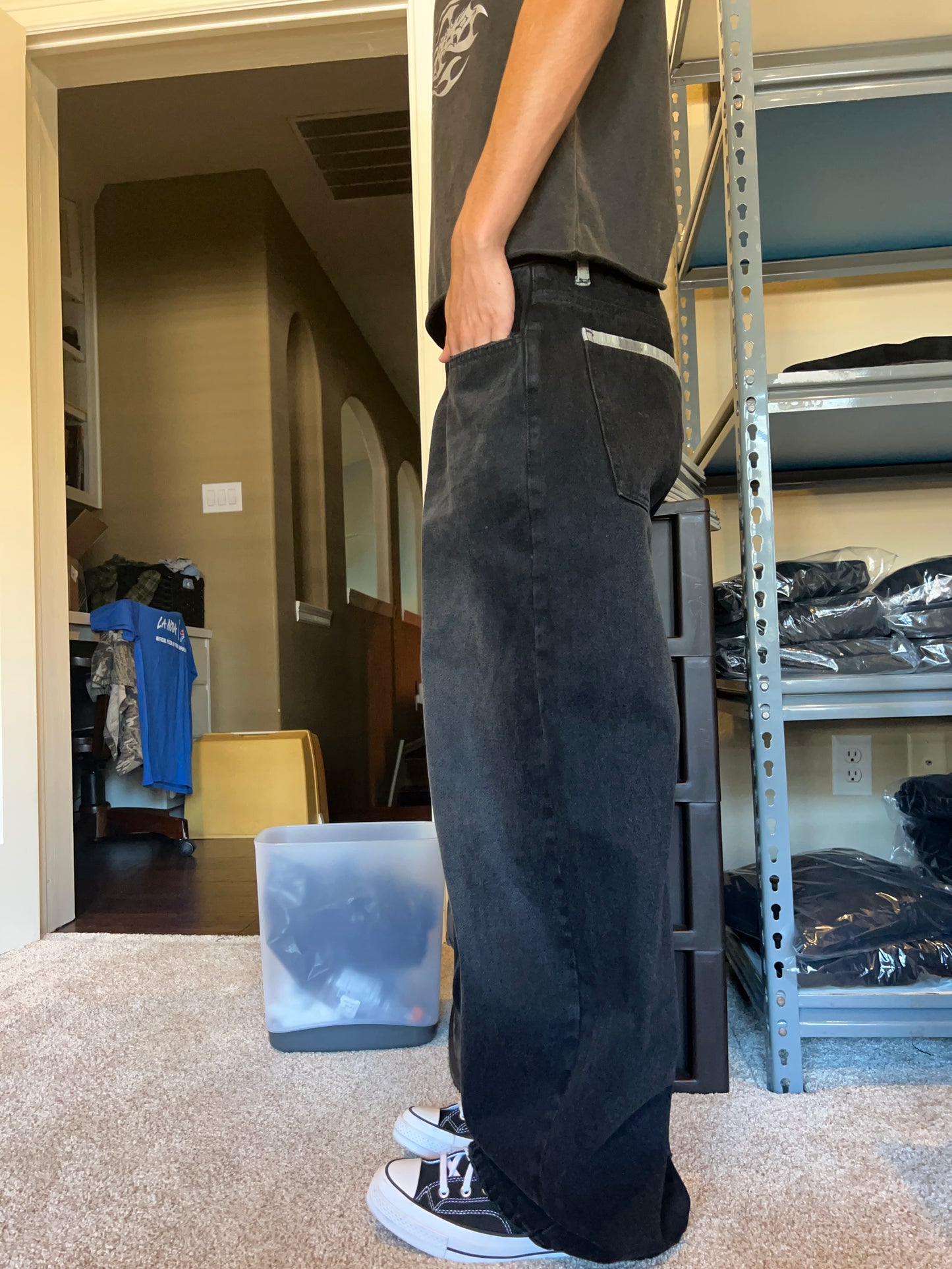 Black Army Denim