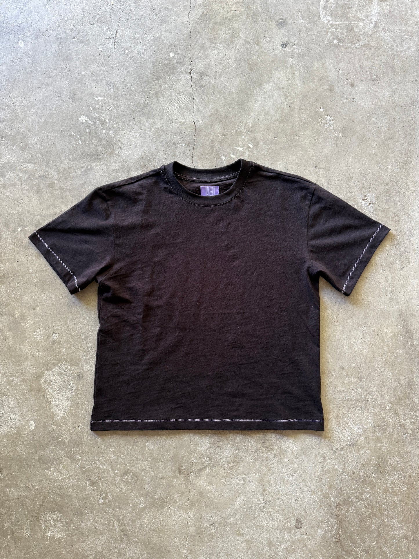Black Slub Tee